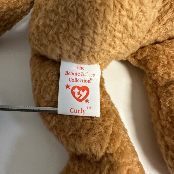 Ty Beanie Baby Curly Brown Bear 6 inch 
1993 vintage NWMT NEW - Picture 11 of 15